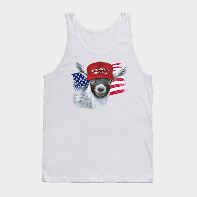 Make America GOAT Again Pygmy Goat 2 Tank Top by IconicTee